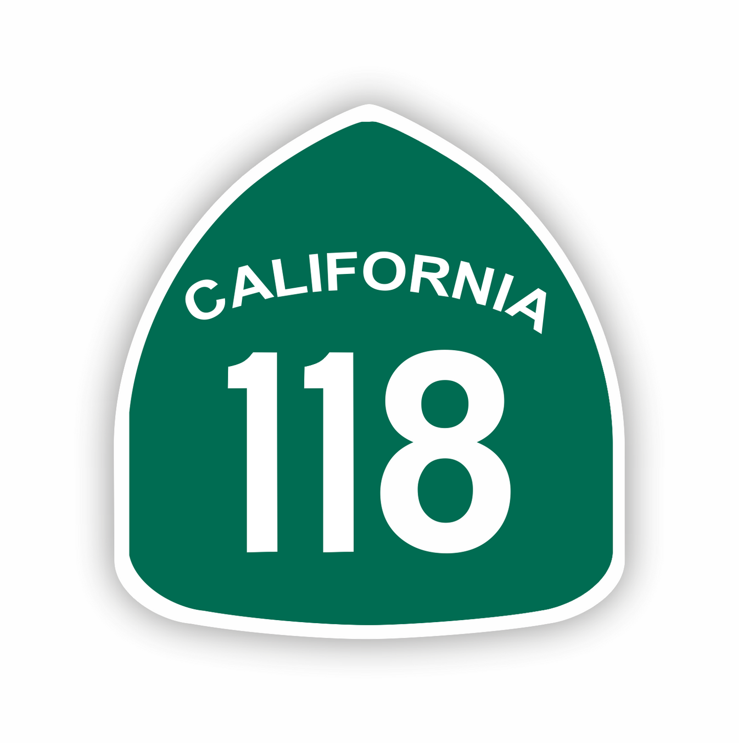 Highway 118 Aufkleber - Ronald Reagan Freeway California