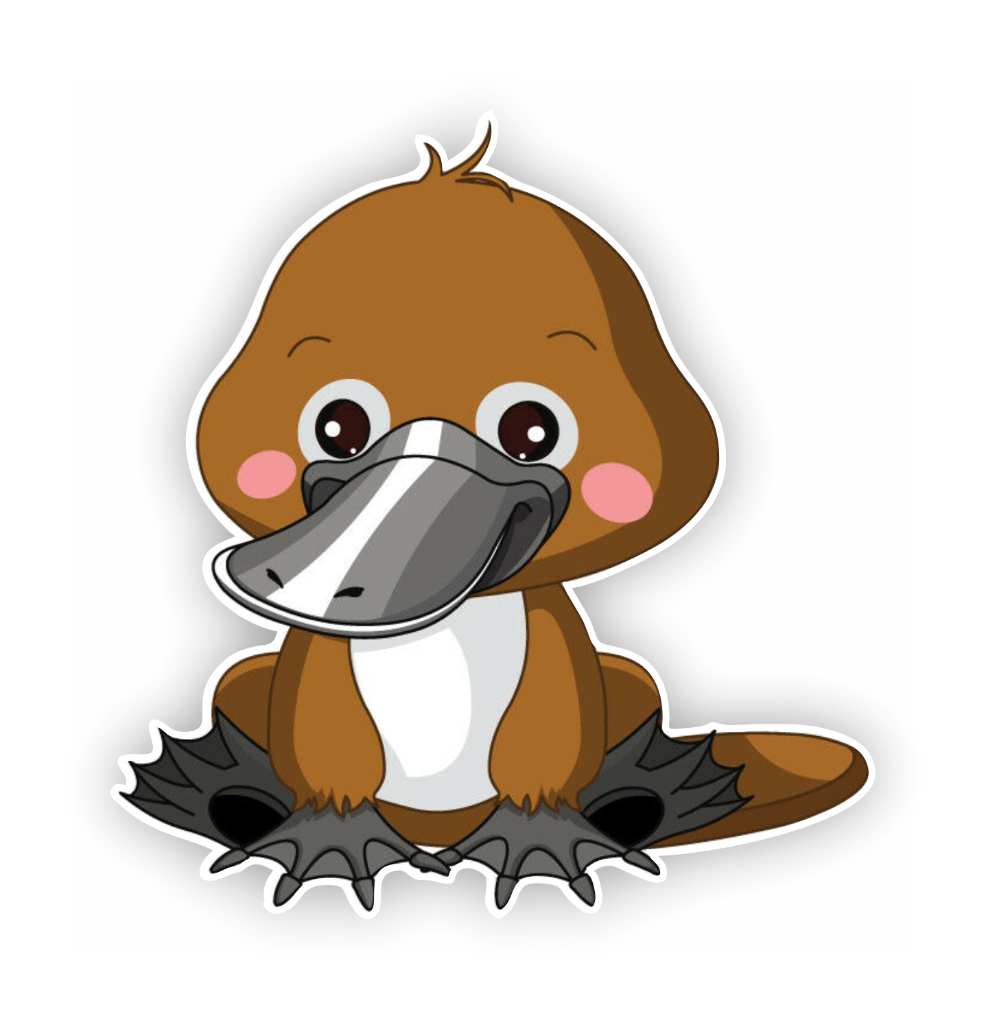 Schnabeltier Aufkleber