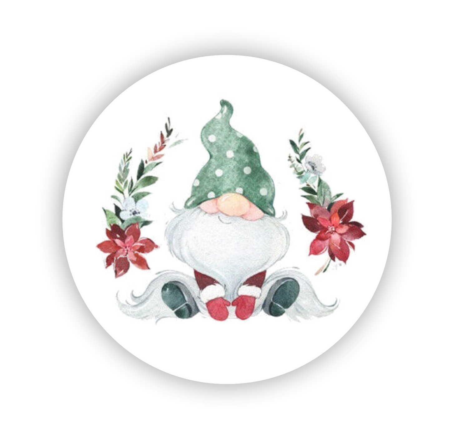 Autoaufkleber Deko - Briefsiegel - Wichtel - Gnome - Zwerg - Grüße