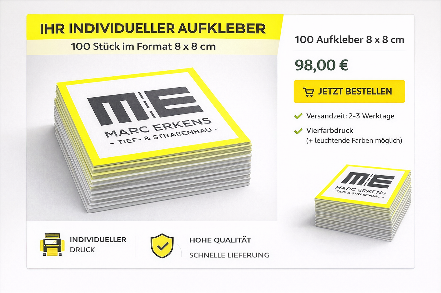 Individuelles Firmenlogo