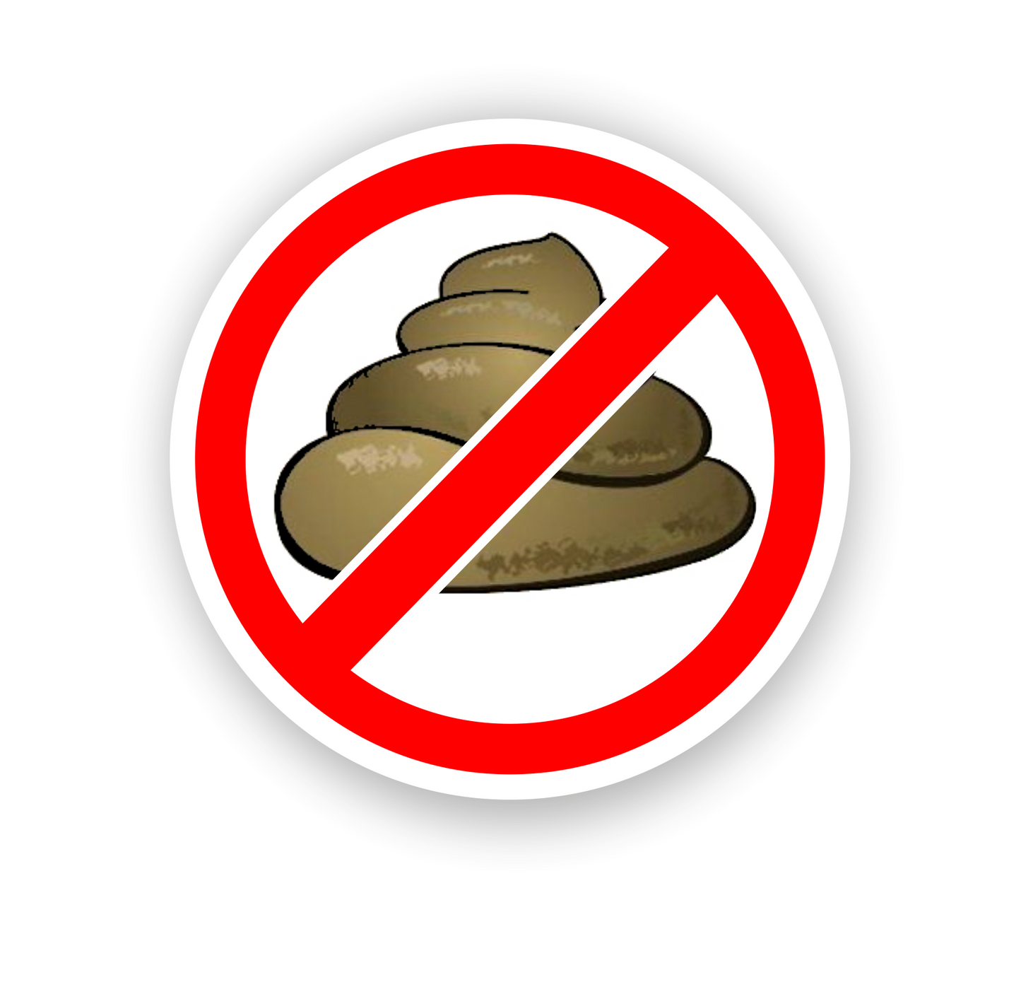 Aufkleber Warnhinweis Achtung Hundekot verboten