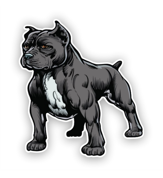 Tier - Hund - Dog - Zeichnung - Pitbull