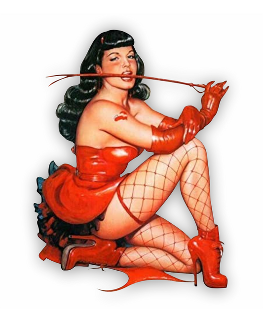Pin-Up Aufkleber - Retro Glamour Fashion Style