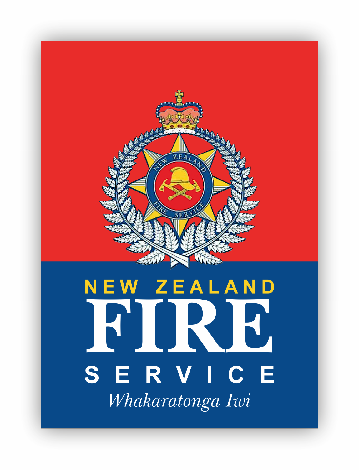 Sticker - Feuerwehr - Rettungskräfte - Fire Fighter - Neuseeland - "Whakaratonga Iwi"
