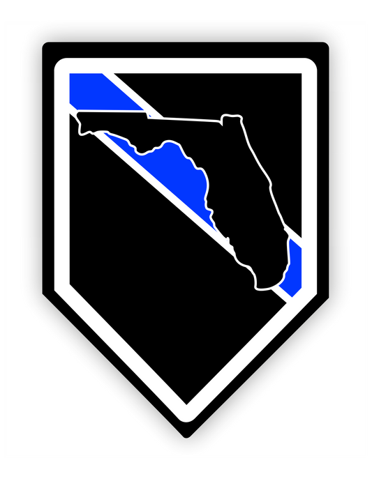 Autoaufkleber - Polizei, Police - USA, Florida State - Thin Blue Line