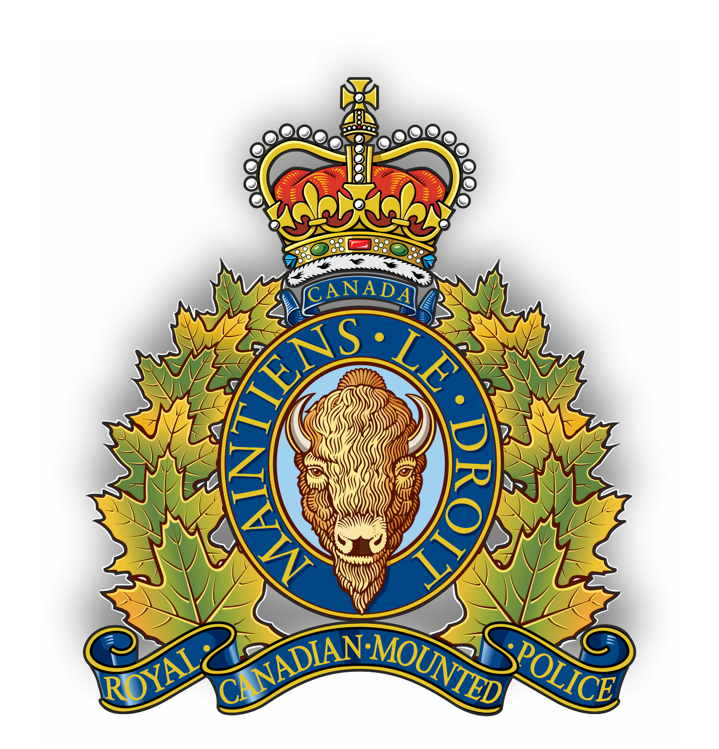 Autoaufkleber - Polizei, Police - Royal Canadian Mounted - maintiens le droit