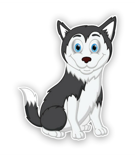 Husky Aufkleber