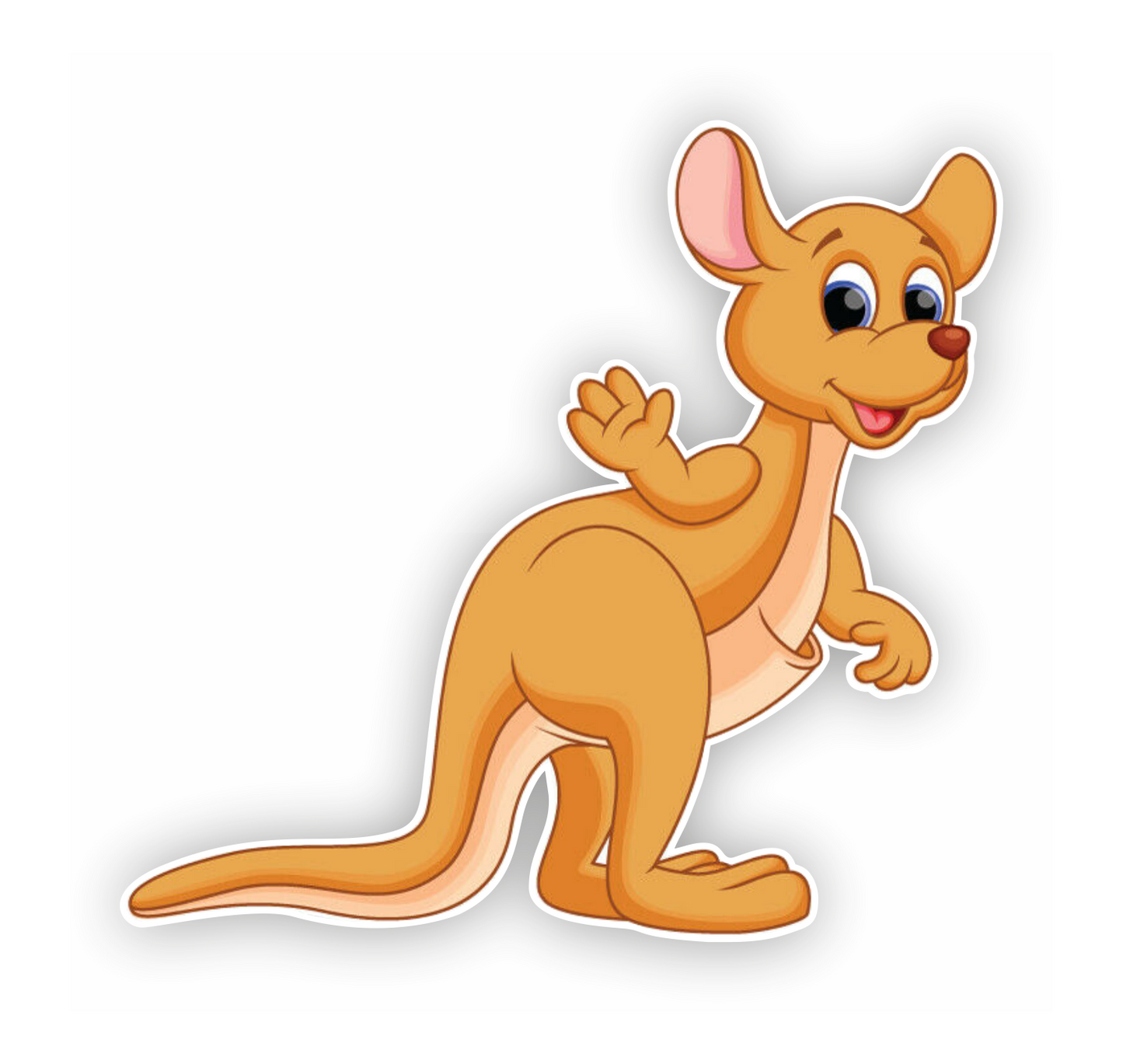 Känguru Aufkleber