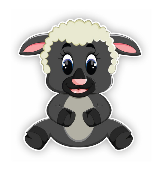 Schaf Lamm Aufkleber