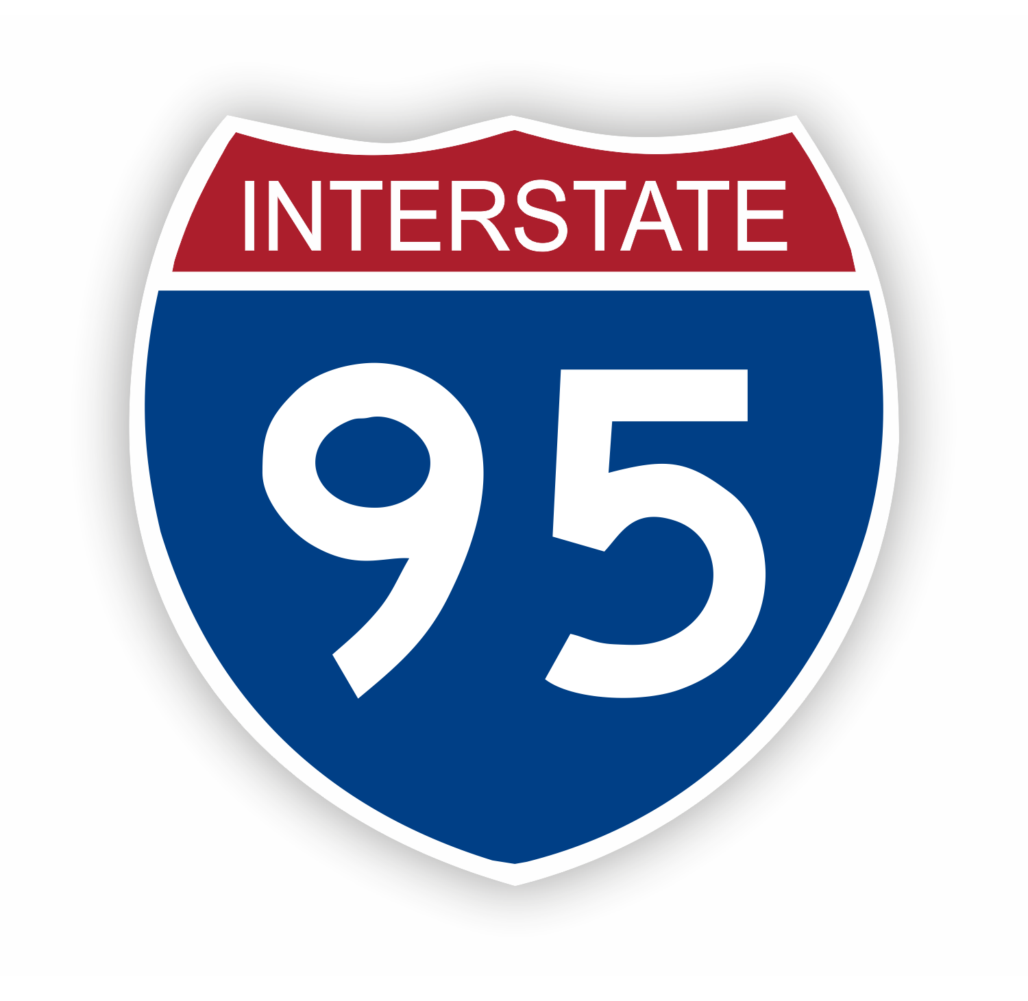 Interstate 95 Aufkleber I-95 | Highway Sticker USA Ostküste – Sticker ...