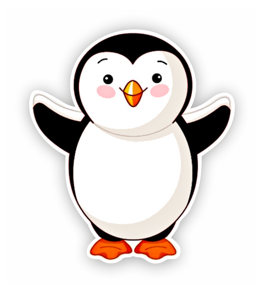 Pinguin Aufkleber