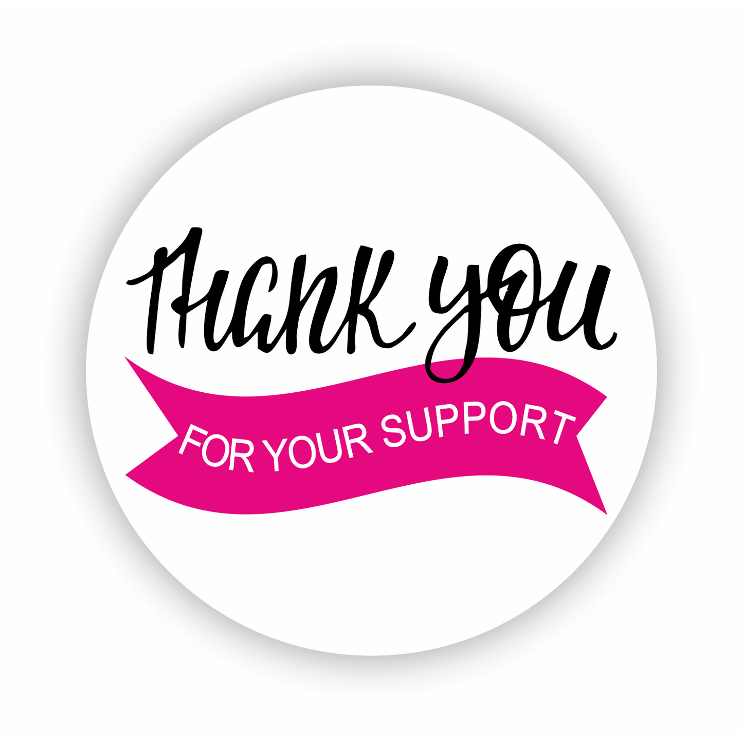 Briefsiegel - Sticker - Danke - Thank you for your support