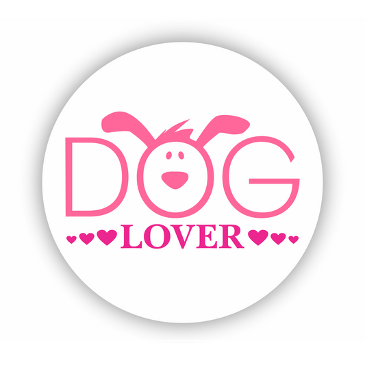 Tier - Hund - Dog - Zeichnung - Dog Lover - rund