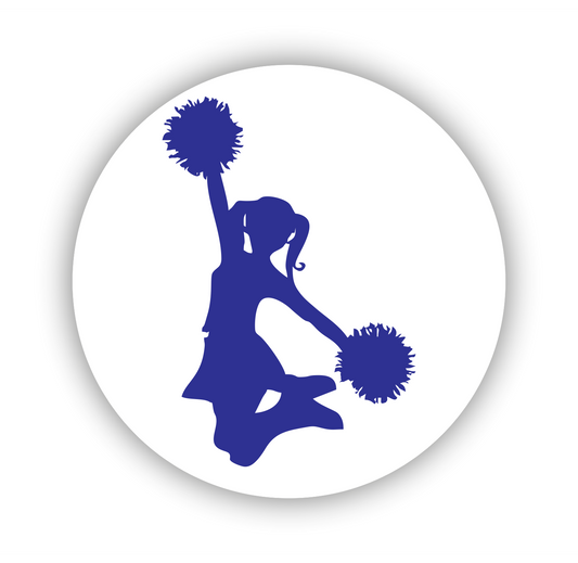 Briefsiegel - Sticker - Freizeit - Hobby - Sport - Football - Amerika - Cheerleader