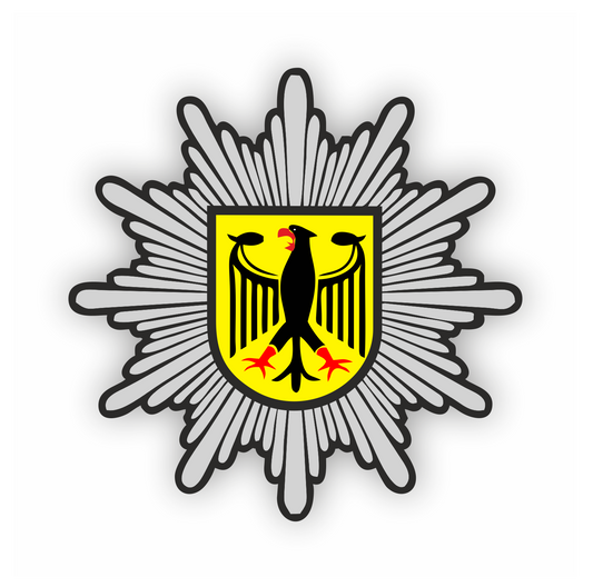 Autoaufkleber - Polizei, Bundespolizei - Logo - Bundesadler