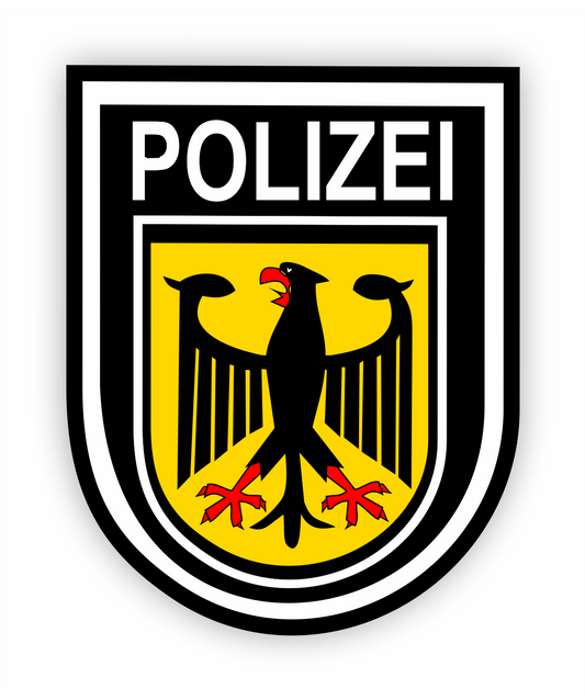 Autoaufkleber - Polizei, Logo - Bundesadler