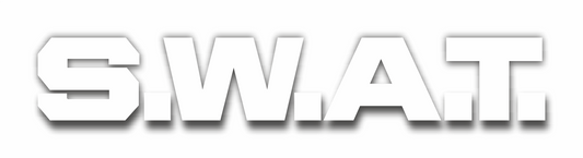 Autoaufkleber - Polizei, Police - SWAT - entgittert - schwarz, USA, special forces