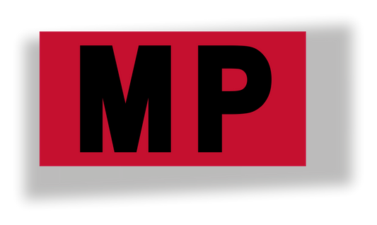 Autoaufkleber - Polizei, Police - MP Military - British Red United Kingdom