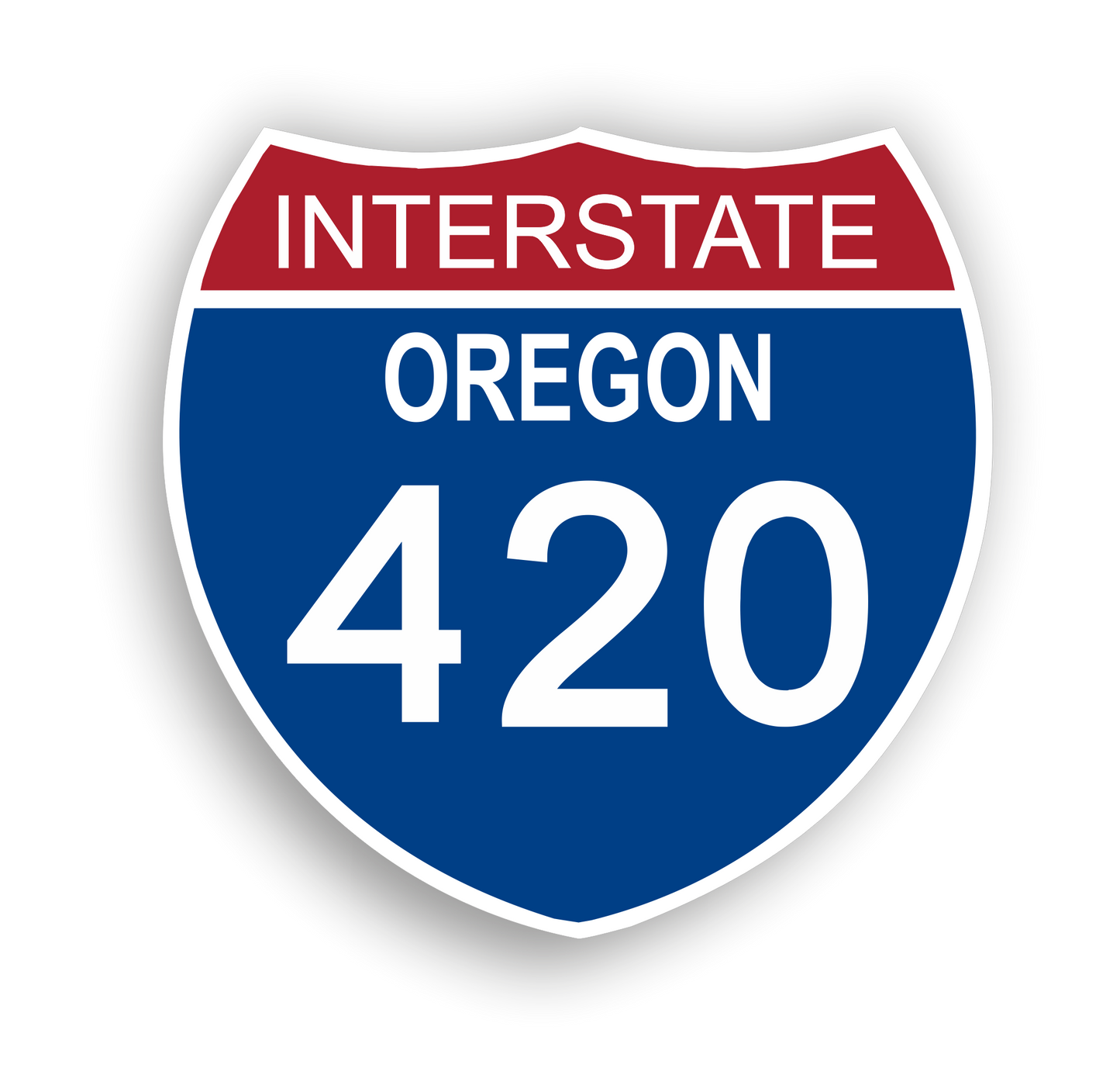 Autoaufkleber USA - Amerika - Reisen - Interstate 420 Oregon