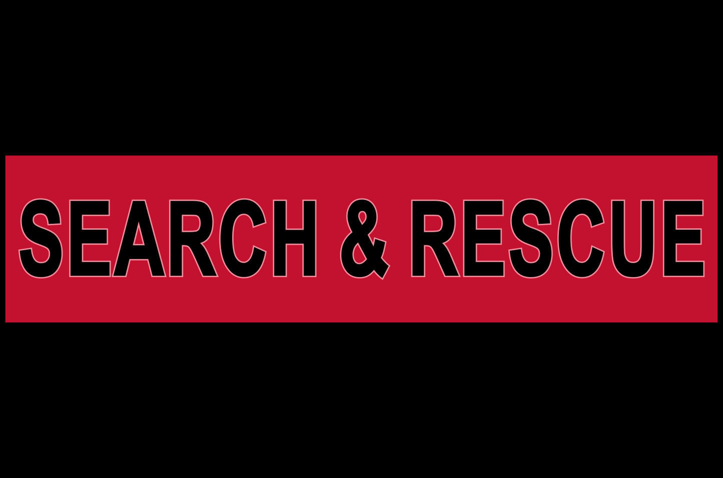 Autoaufkleber - Search and Rescue Red Line - Freiwillige Feuerwehr, Berufsfeuerwehr - Notruf - Malteser - Emblem