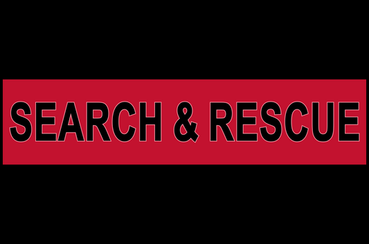 Autoaufkleber - Search and Rescue Red Line - Freiwillige Feuerwehr, Berufsfeuerwehr - Notruf - Malteser - Emblem