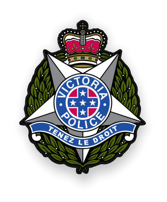 Autoaufkleber - Polizei, Police - Victoria Police - tenez le droit