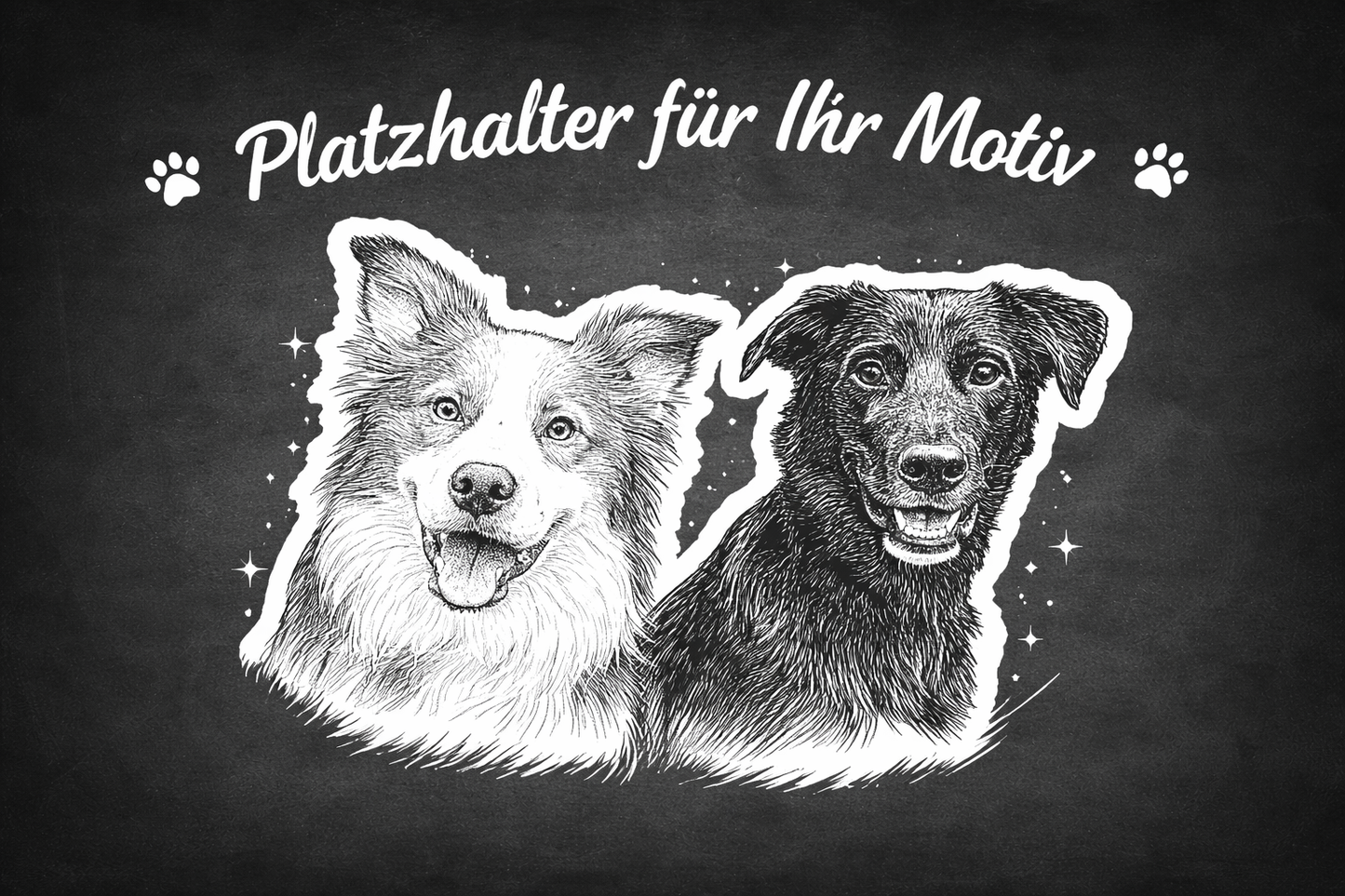 Individueller Sticker -  Sam und Atlas