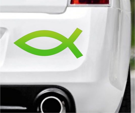 Autoaufkleber Religion - Glaube - Sign - Fisch - Lemon