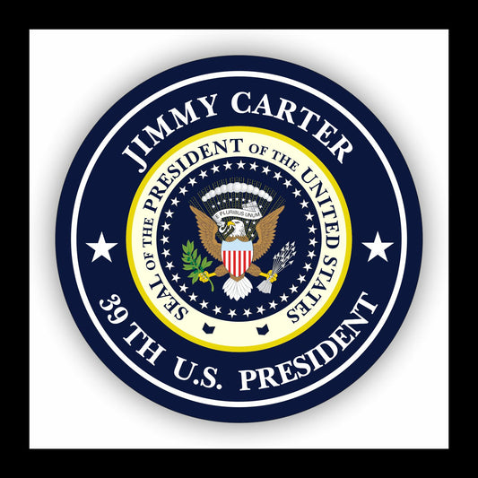Autoaufkleber - Jimmy Carter - 39th U.S. President  - USA - Präsident - Seal