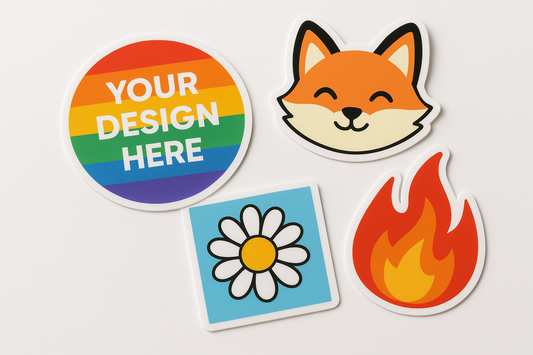 Individuelle Sticker nach Kundenvorlage